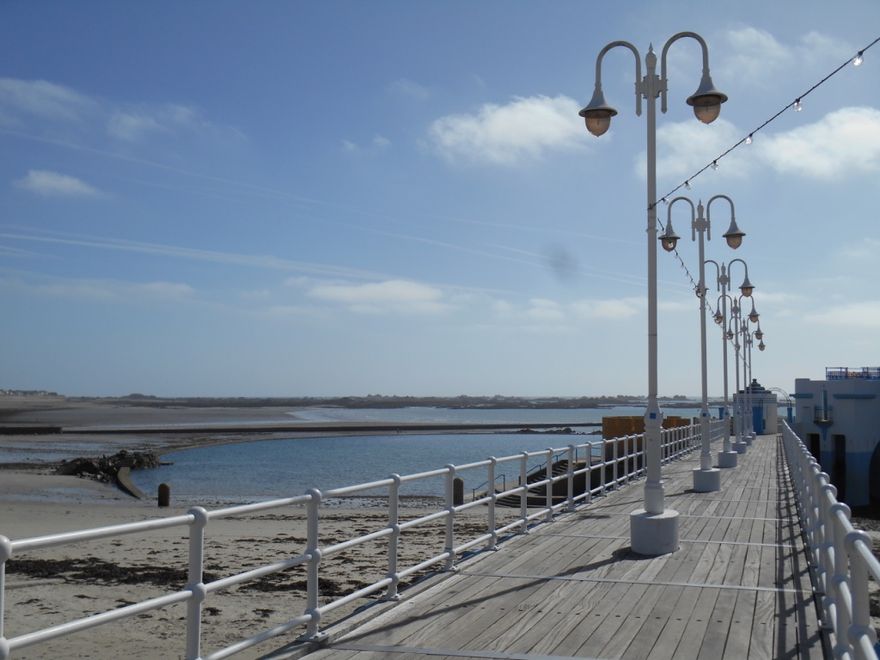 Pier in Jersey, England